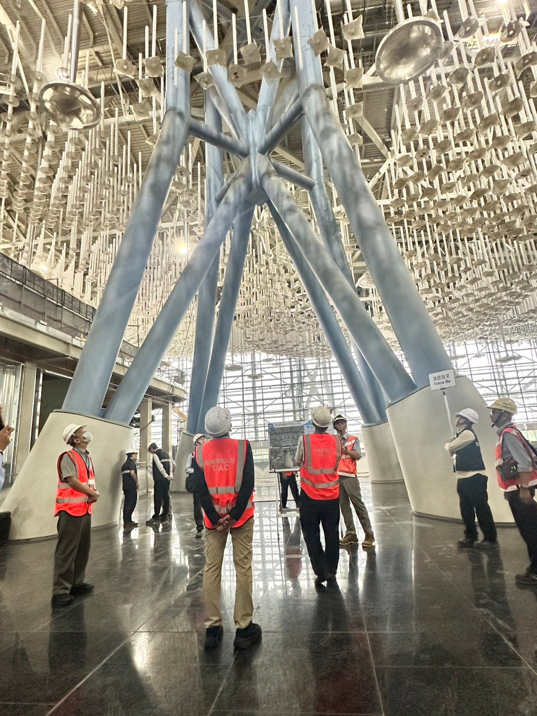 Engineering visit at Taoyuan International Airport Terminal 3